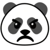 Panda emoji 😠