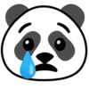 Panda emoji 😥