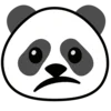 Panda emoji 😕