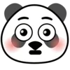 Panda emoji 😳