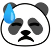 Емодзі Telegram «Panda» 😓
