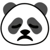 Panda emoji 😞