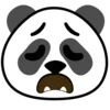 Panda emoji 😫