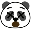Panda emoji 😵