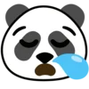 Panda emoji 😪