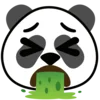 Эмодзи Telegram «Panda» 🤮