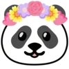 Эмодзи Telegram «Panda» 🌷