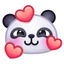 Эмодзи Panda Emoji 🥰