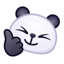 Panda Emoji emoji 👍