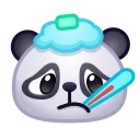 Эмодзи Panda Emoji 🤒