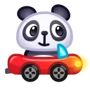 Эмодзи Panda Emoji 🚗