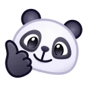 Panda Emoji emoji 👍