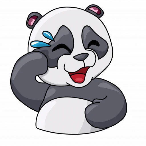 Стикер Telegram «Little Panda» 😂