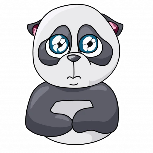 Эмодзи Little Panda 😖