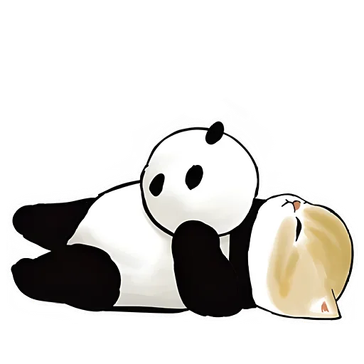 Панда и Котик sticker 😵