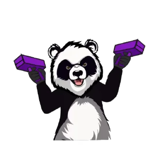 Panda Swap Sol sticker 💶