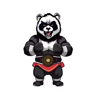 Panda Swap Sol sticker 💪