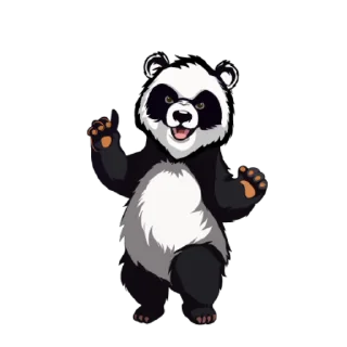 Panda Swap Sol stiker 📌