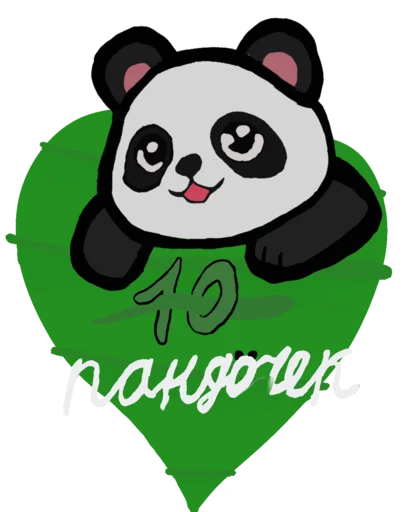 Panda Blog stiker 1️⃣