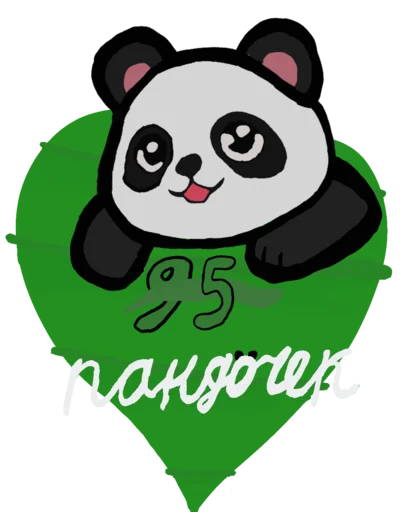 Panda Blog stiker 9️⃣