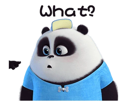 Telegram stickers Naughty Panda Pange