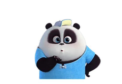 Telegram stiker «Naughty Panda Pange» 😘