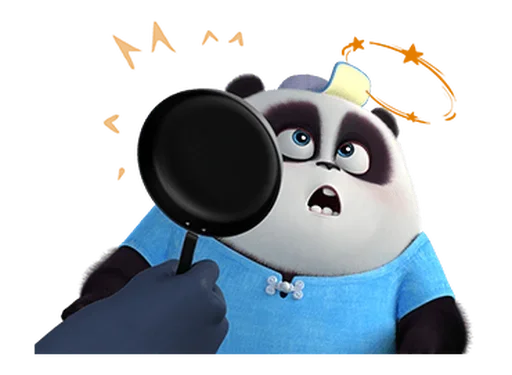 Telegram Sticker «Naughty Panda Pange » 🐼