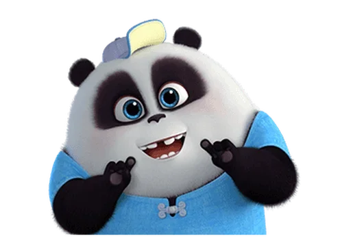 Стикер Naughty Panda Pange  🐼