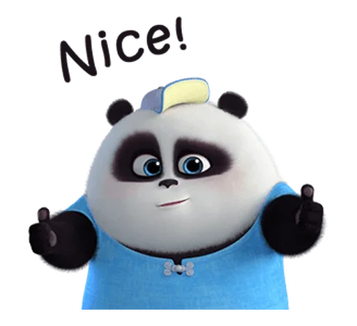 Naughty Panda Pange stiker 🐼