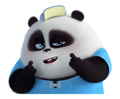 Naughty Panda Pange  sticker 🐼