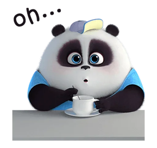 Стикер Telegram «Naughty Panda Pange » 🐼