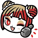 Telegram emoji Panda Girl
