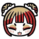 Telegram emoji Panda Girl
