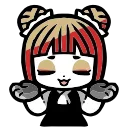 Panda Girl emoji 😌