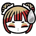 Panda Girl emoji 😓
