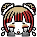 Panda Girl emoji 😭