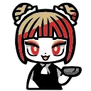 Panda Girl emoji 😃
