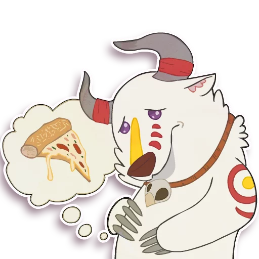 Telegram stiker «PandaroohooDerp» 🍕
