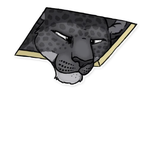 Panther sticker 👁
