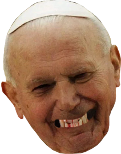 Стікер Telegram «Papieże reakcyjne» 👹