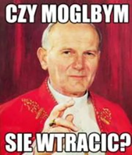 Стікер Telegram «Papieże reakcyjne» 🤓