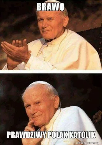 Стикер Papieże reakcyjne 👏