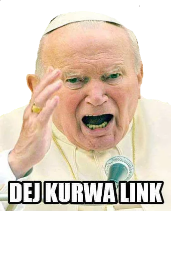 Telegram Sticker «Papieże reakcyjne» ⛓