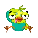 Paradise Bird emoji 🥵