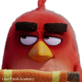 Стікер Angry Birds 😒