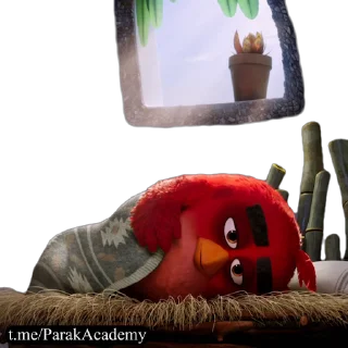 Стікер Angry Birds ⏰