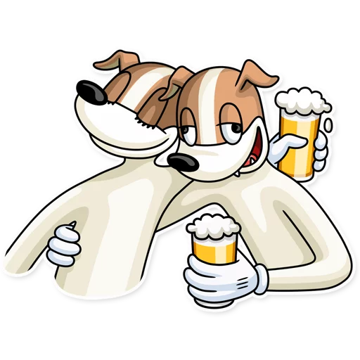Стікер Party Dog 🍺