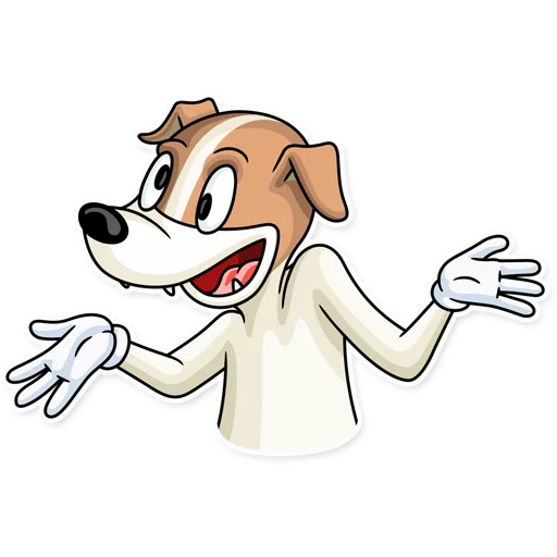 Telegram stiker «Party Dog» 