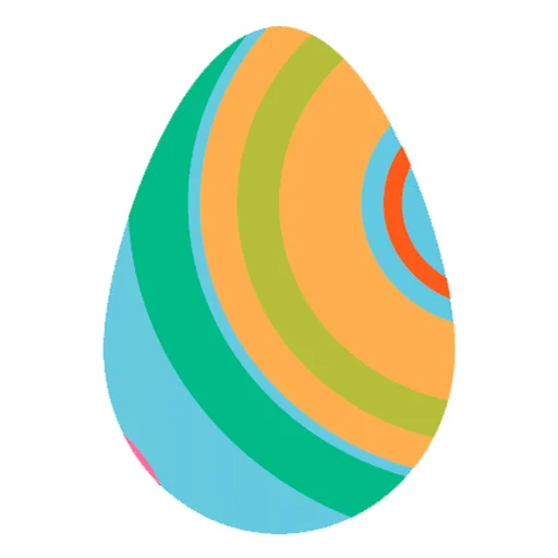 Telegram Sticker «Пасхальные яйца» 😏