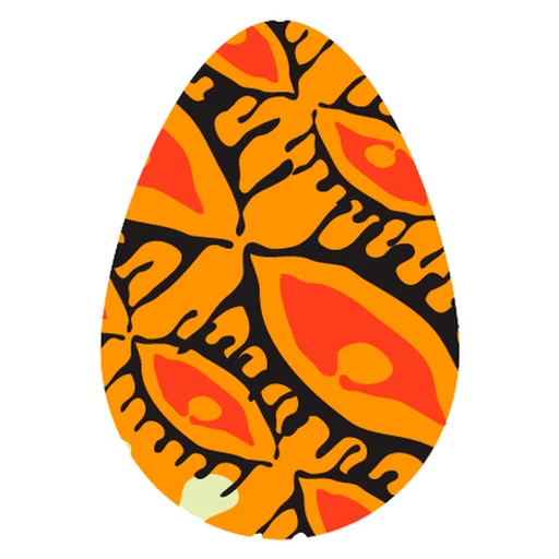 Стикер Telegram «Пасхальные яйца» 😏
